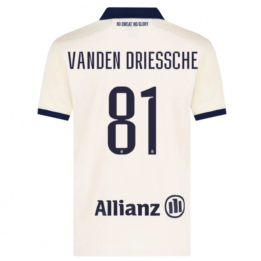Danxen Barn Argus Vanden Driessche #81 Beige Svart Bortatröja Matchtröjor 2026/27 Tröjor T-Tröja
