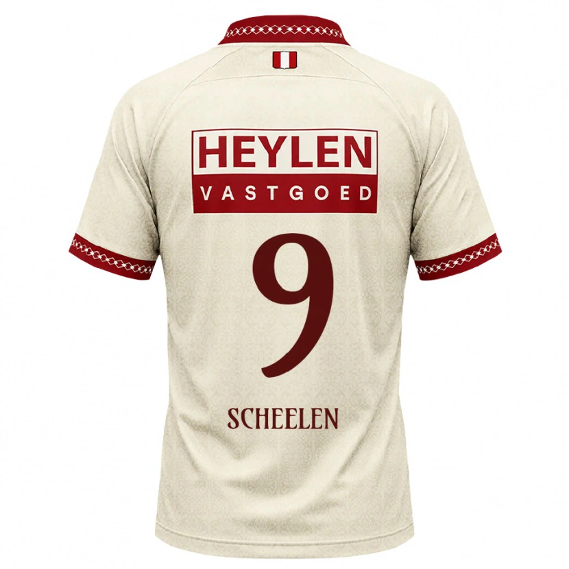 Danxen Barn Thijme Scheelen #9 Beige Röd Bortatröja Matchtröjor 2026/27 Tröjor T-Tröja