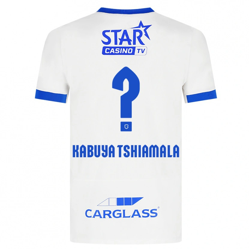 Danxen Barn Lino Kabuya Tshiamala #0 Vit Blå Bortatröja Matchtröjor 2026/27 Tröjor T-Tröja