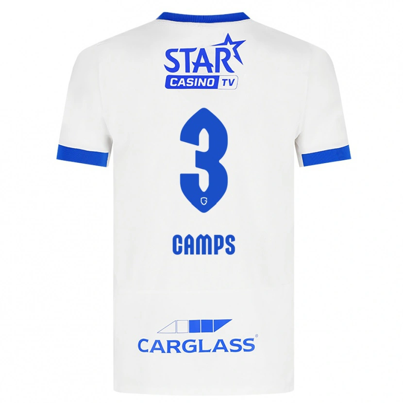 Danxen Barn Romy Camps #3 Vit Blå Bortatröja Matchtröjor 2026/27 Tröjor T-Tröja