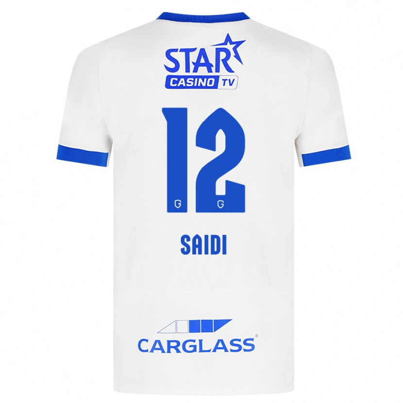 Danxen Barn Assil Saidi #12 Vit Blå Bortatröja Matchtröjor 2026/27 Tröjor T-Tröja