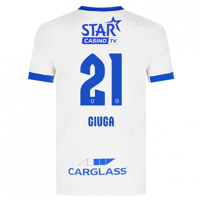 Danxen Barn Anissa Giuga #21 Vit Blå Bortatröja Matchtröjor 2026/27 Tröjor T-Tröja