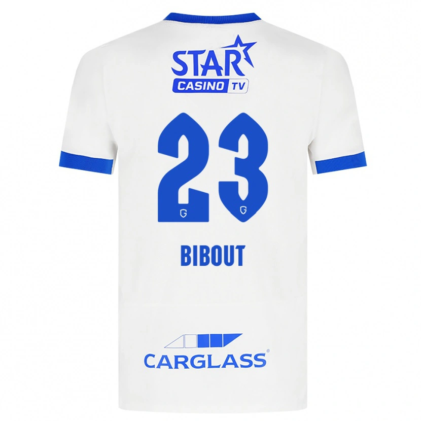 Danxen Barn Aaron Bibout #23 Vit Blå Bortatröja Matchtröjor 2026/27 Tröjor T-Tröja