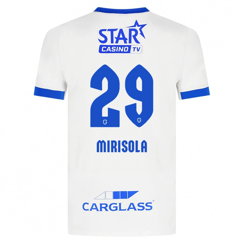 Danxen Barn Robin Mirisola #29 Vit Blå Bortatröja Matchtröjor 2026/27 Tröjor T-Tröja
