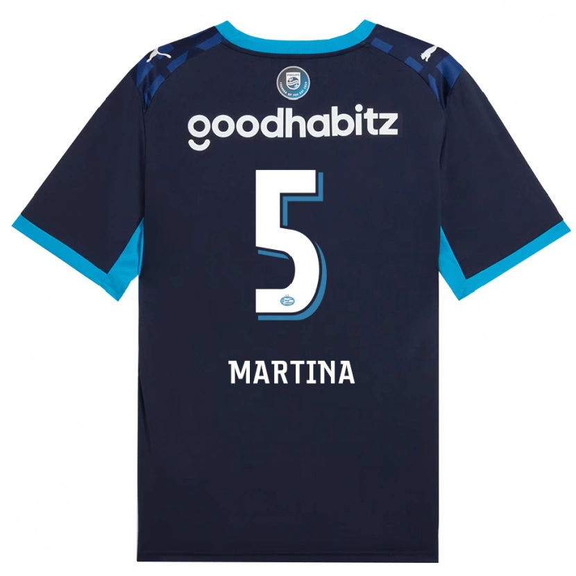 Danxen Barn Jorvimar Martina #5 Kornblå Kungligblå Tredjesatsen Matchtröjor 2026/27 Tröjor T-Tröja