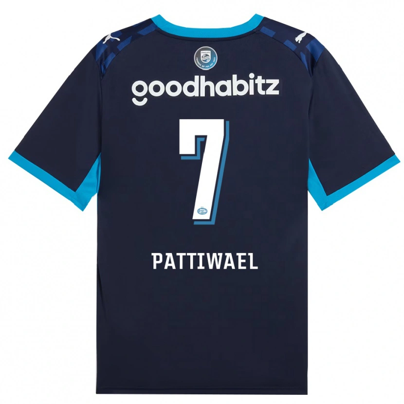 Danxen Barn Naomi Pattiwael #7 Kornblå Kungligblå Tredjesatsen Matchtröjor 2026/27 Tröjor T-Tröja