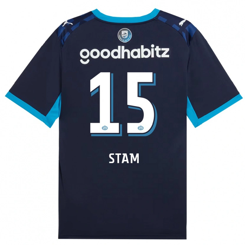Danxen Barn Dyran Stam #15 Kornblå Kungligblå Tredjesatsen Matchtröjor 2026/27 Tröjor T-Tröja