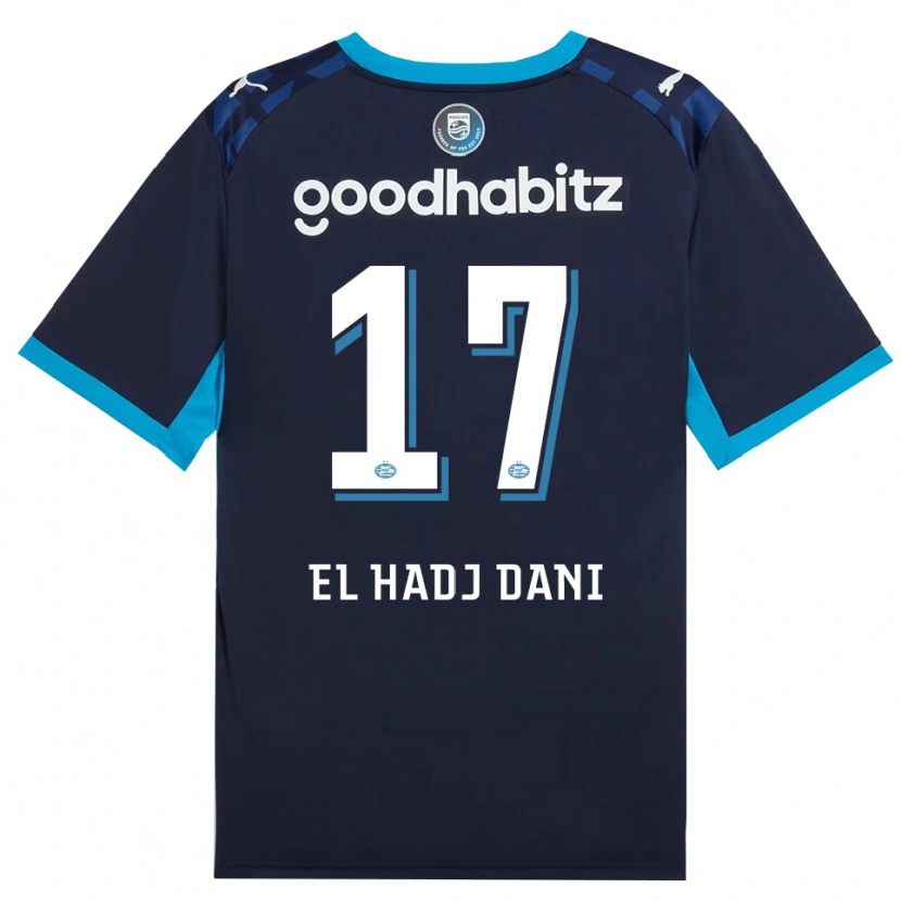 Danxen Barn Soudais El Hadj Dani #17 Kornblå Kungligblå Tredjesatsen Matchtröjor 2026/27 Tröjor T-Tröja