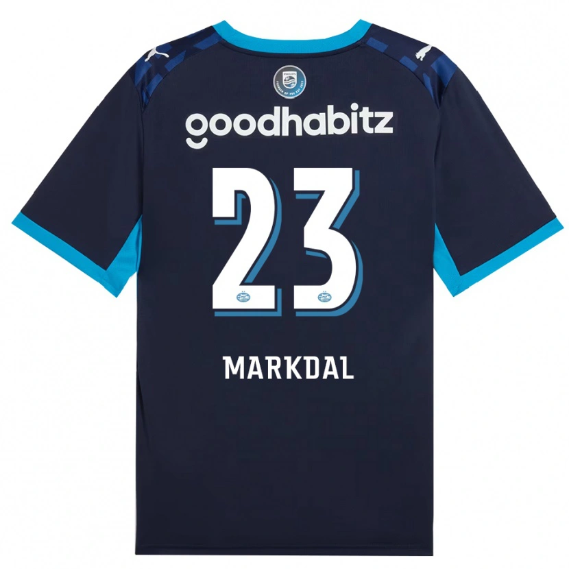 Danxen Barn Mikkel Markdal #23 Kornblå Kungligblå Tredjesatsen Matchtröjor 2026/27 Tröjor T-Tröja