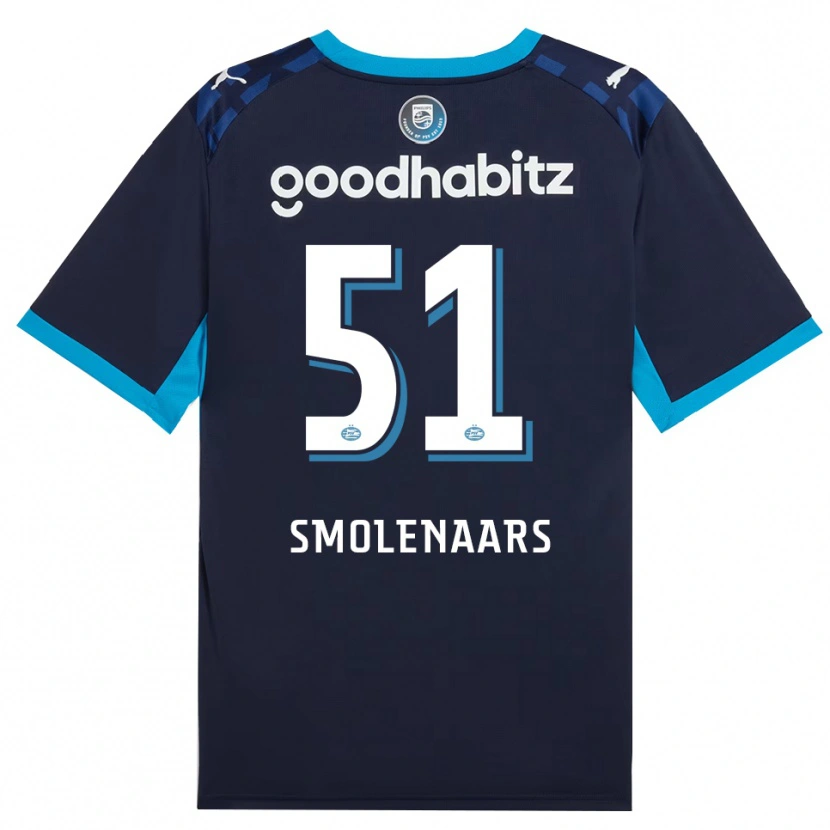 Danxen Barn Tijn Smolenaars #51 Kornblå Kungligblå Tredjesatsen Matchtröjor 2026/27 Tröjor T-Tröja