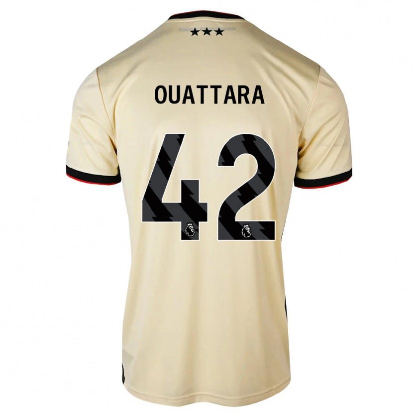 Danxen Barn Abdoul Ouattara #42 Citronkaka Svart Röd Bortatröja Matchtröjor 2026/27 Tröjor T-Tröja