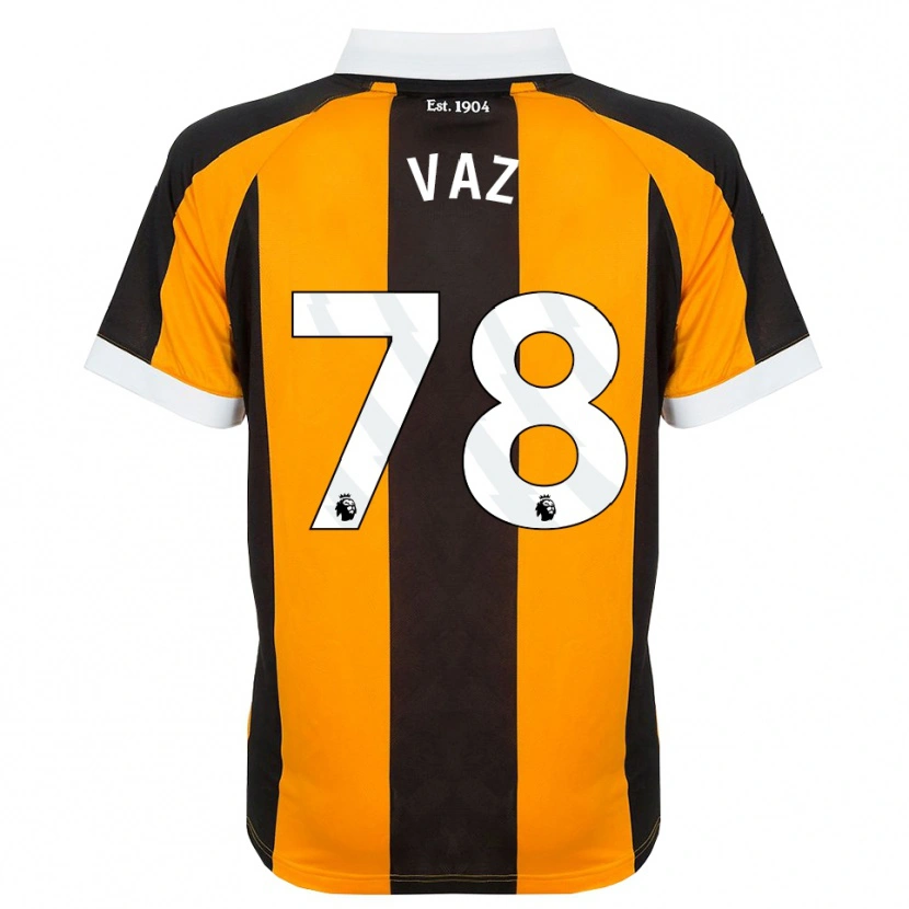 Danxen Barn Robinio Vaz #78 Orange Svart Vit Hemmatröja Matchtröjor 2026/27 Tröjor T-Tröja