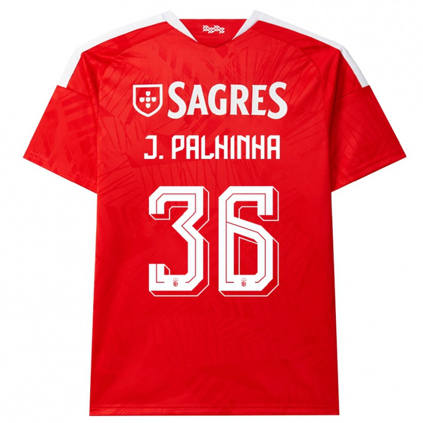 Danxen Barn João Palhinha #36 Röd Vit Gul Hemmatröja Matchtröjor 2026/27 Tröjor T-Tröja