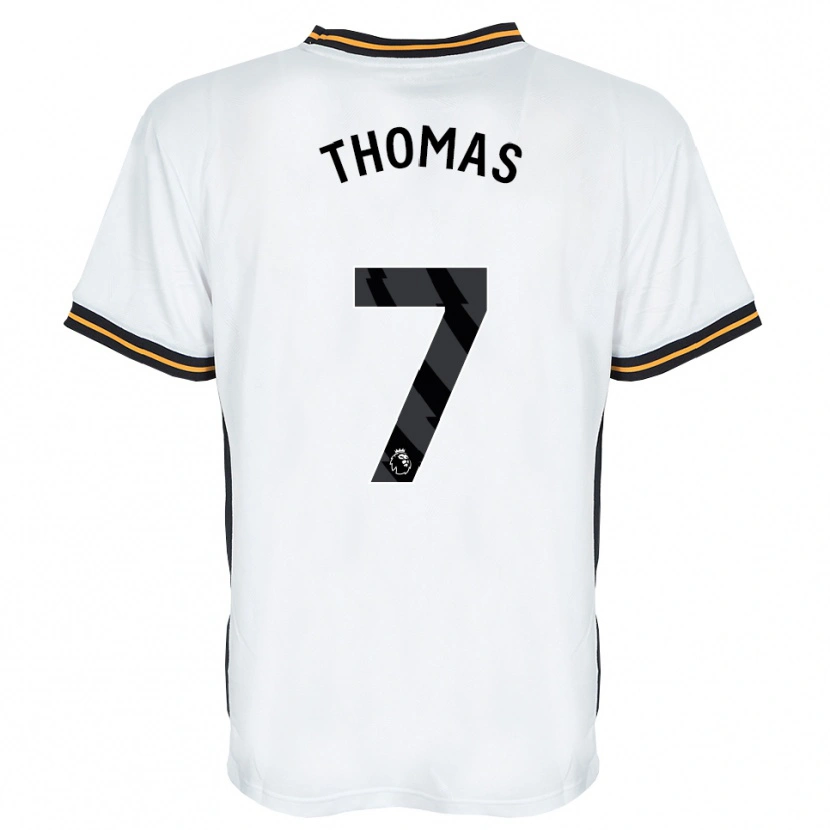 Danxen Barn Sorba Thomas #7 Vit Orange Svart Bortatröja Matchtröjor 2026/27 Tröjor T-Tröja