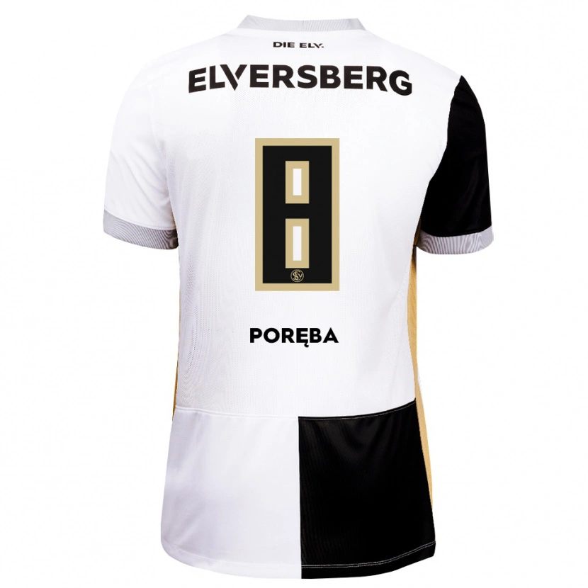 Danxen Män Lukasz Poreba #8 Svart Vit Brun Hemmatröja Matchtröjor 2026/27 Tröjor T-Tröja