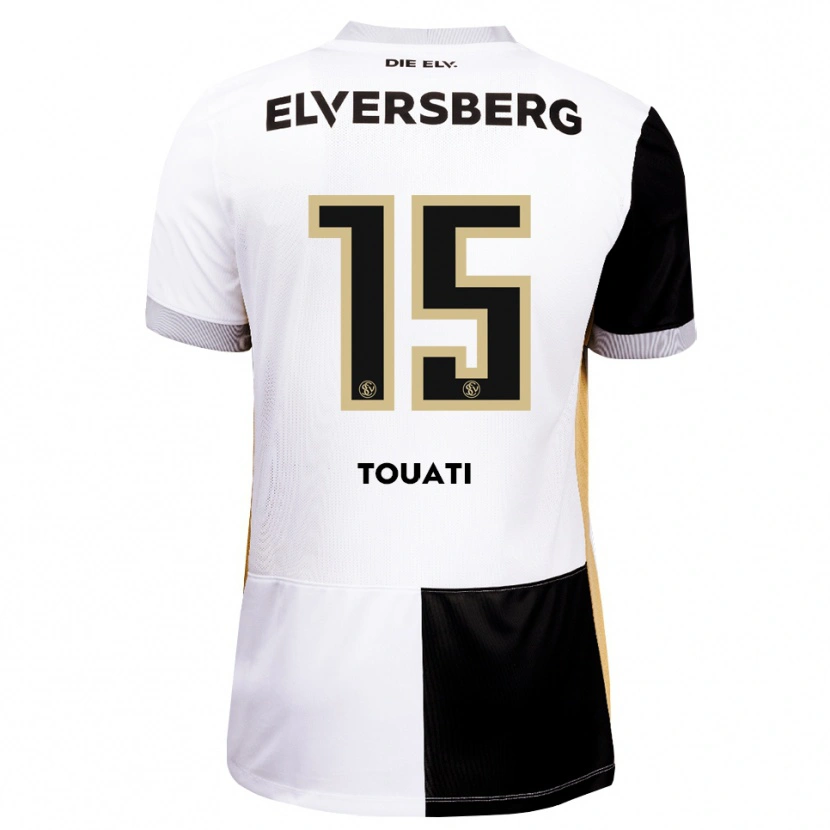 Danxen Män Naserdine Touati #15 Svart Vit Brun Hemmatröja Matchtröjor 2026/27 Tröjor T-Tröja