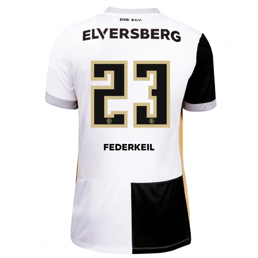 Danxen Män Jonas Federkeil #23 Svart Vit Brun Hemmatröja Matchtröjor 2026/27 Tröjor T-Tröja