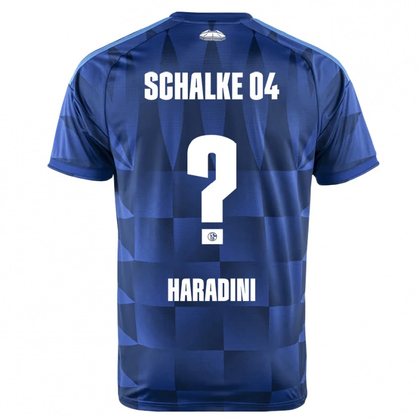 Danxen Män Hassan Haradini #0 Mörkblå Gul Vit Hemmatröja Matchtröjor 2026/27 Tröjor T-Tröja