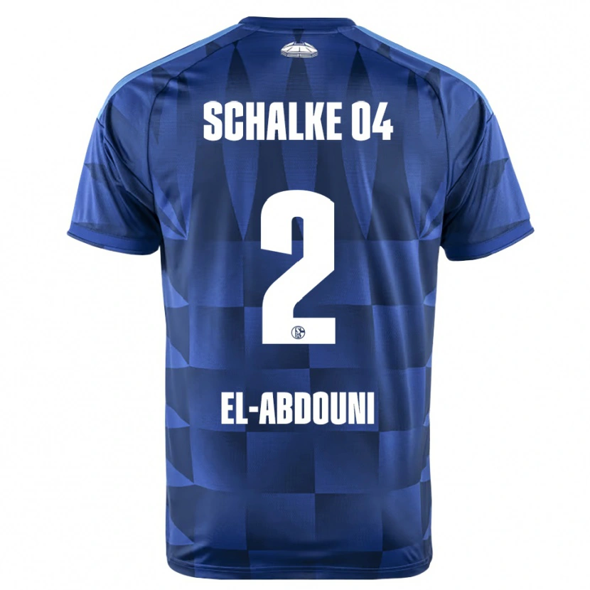 Danxen Män Amir El-Abdouni #2 Mörkblå Gul Vit Hemmatröja Matchtröjor 2026/27 Tröjor T-Tröja