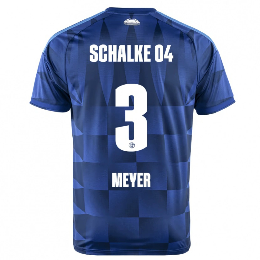 Danxen Män Felix Meyer #3 Mörkblå Gul Vit Hemmatröja Matchtröjor 2026/27 Tröjor T-Tröja