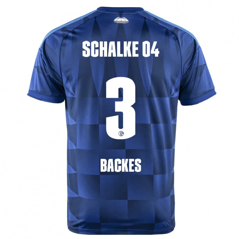 Danxen Män Diego Backes-Klimek #3 Mörkblå Gul Vit Hemmatröja Matchtröjor 2026/27 Tröjor T-Tröja