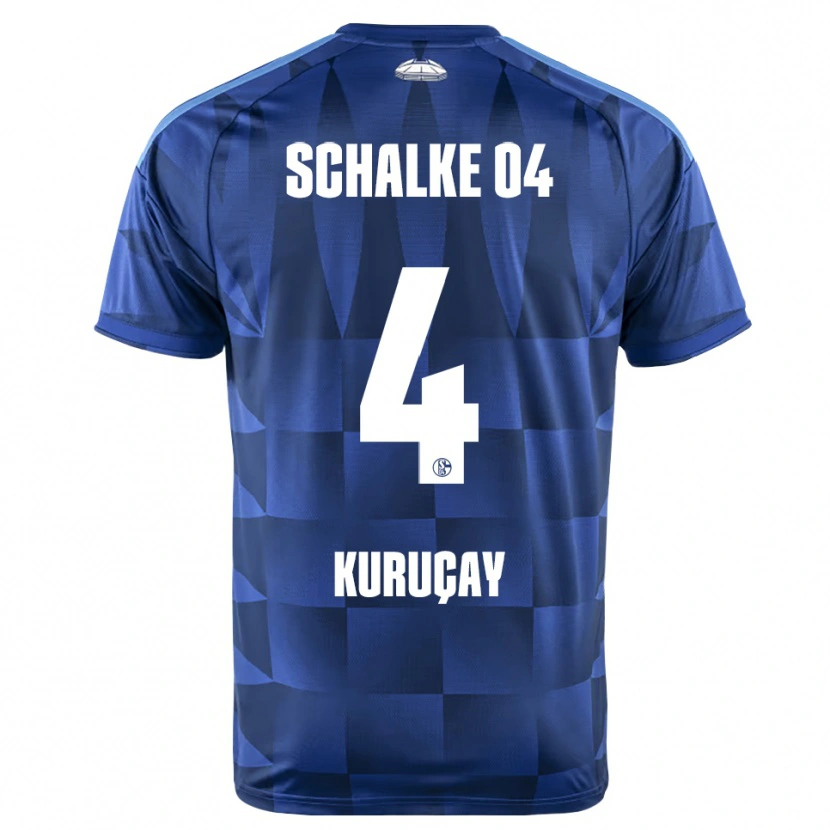 Danxen Män Hasan Kuruçay #4 Mörkblå Gul Vit Hemmatröja Matchtröjor 2026/27 Tröjor T-Tröja