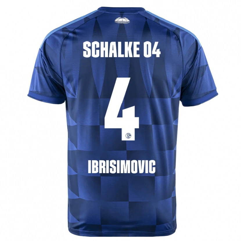 Danxen Män Amar Ibrisimovic #4 Mörkblå Gul Vit Hemmatröja Matchtröjor 2026/27 Tröjor T-Tröja