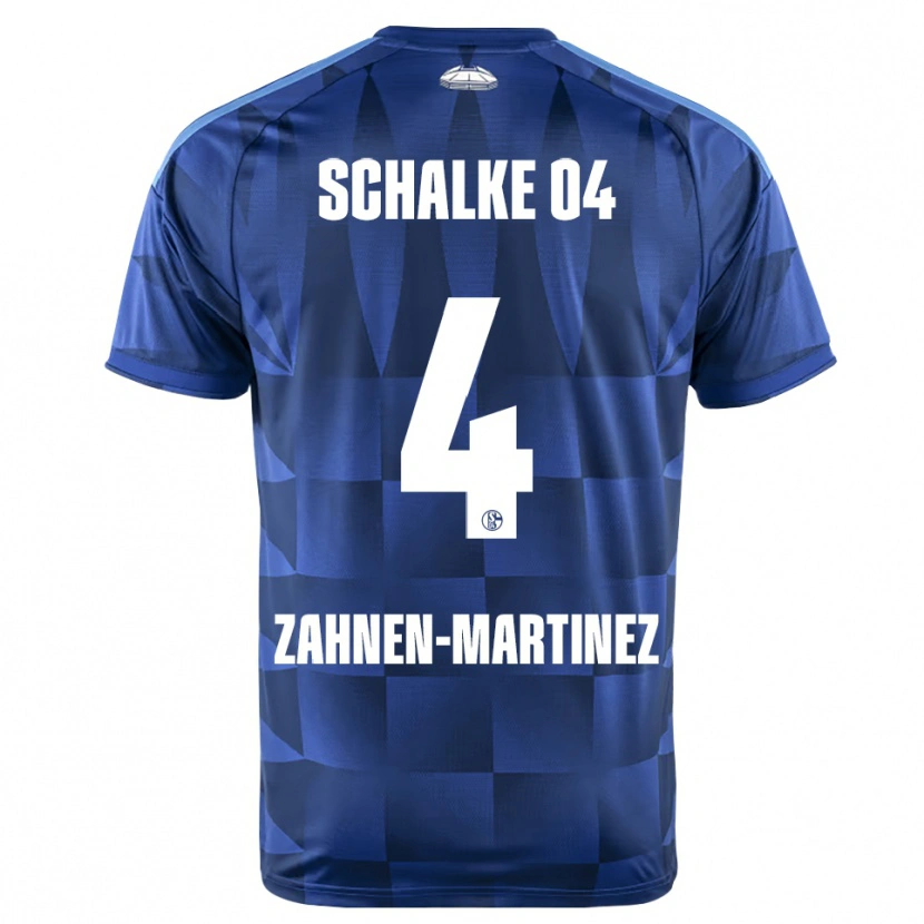 Danxen Män Pablo Zahnen-Martinez #4 Mörkblå Gul Vit Hemmatröja Matchtröjor 2026/27 Tröjor T-Tröja