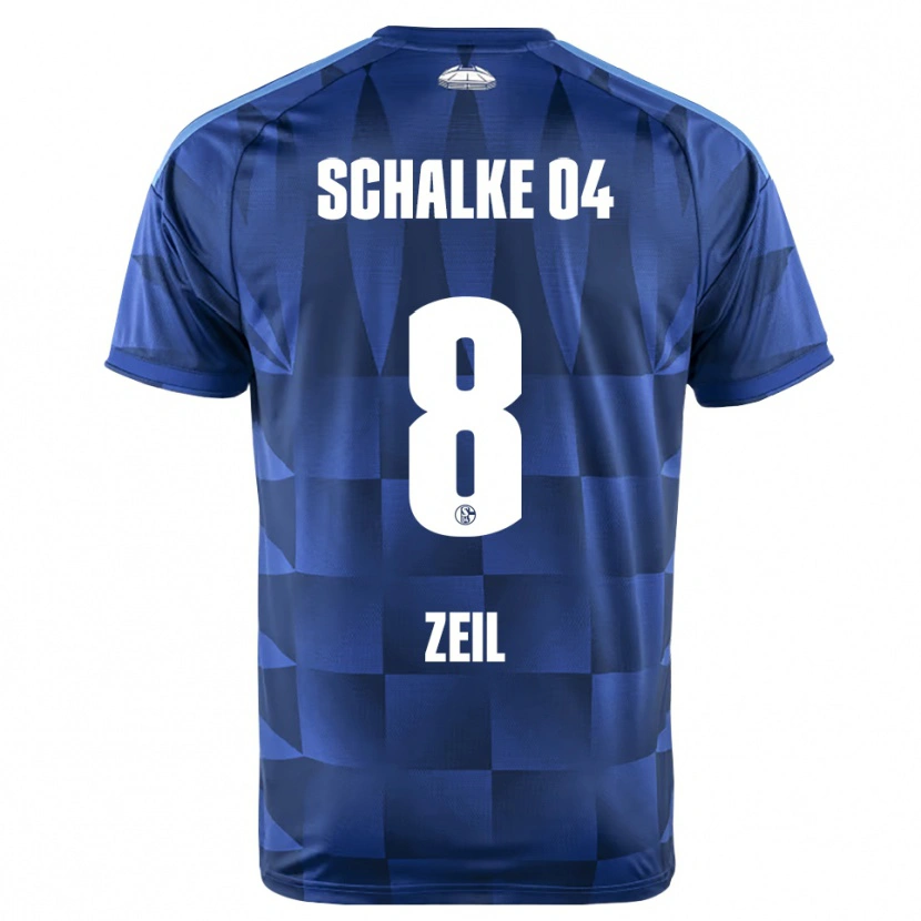 Danxen Män Emil Zeil #8 Mörkblå Gul Vit Hemmatröja Matchtröjor 2026/27 Tröjor T-Tröja