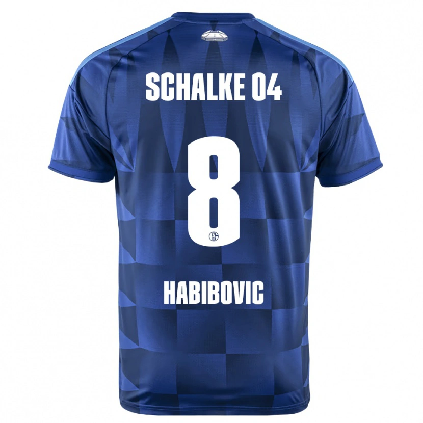 Danxen Män Edina Habibovic #8 Mörkblå Gul Vit Hemmatröja Matchtröjor 2026/27 Tröjor T-Tröja
