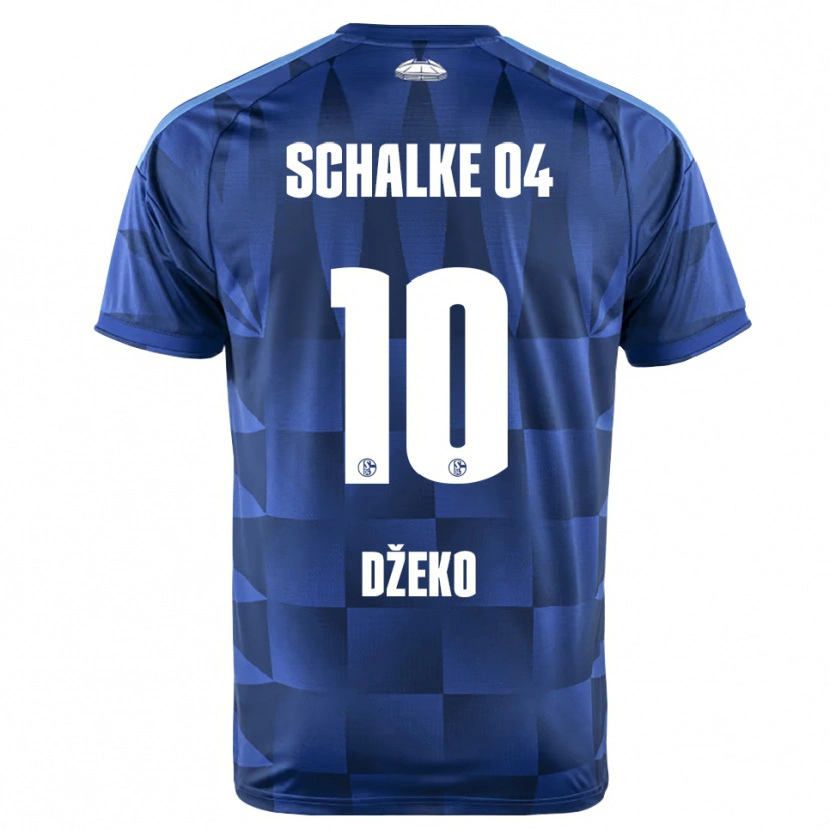 Danxen Män Edin Dzeko #10 Mörkblå Gul Vit Hemmatröja Matchtröjor 2026/27 Tröjor T-Tröja