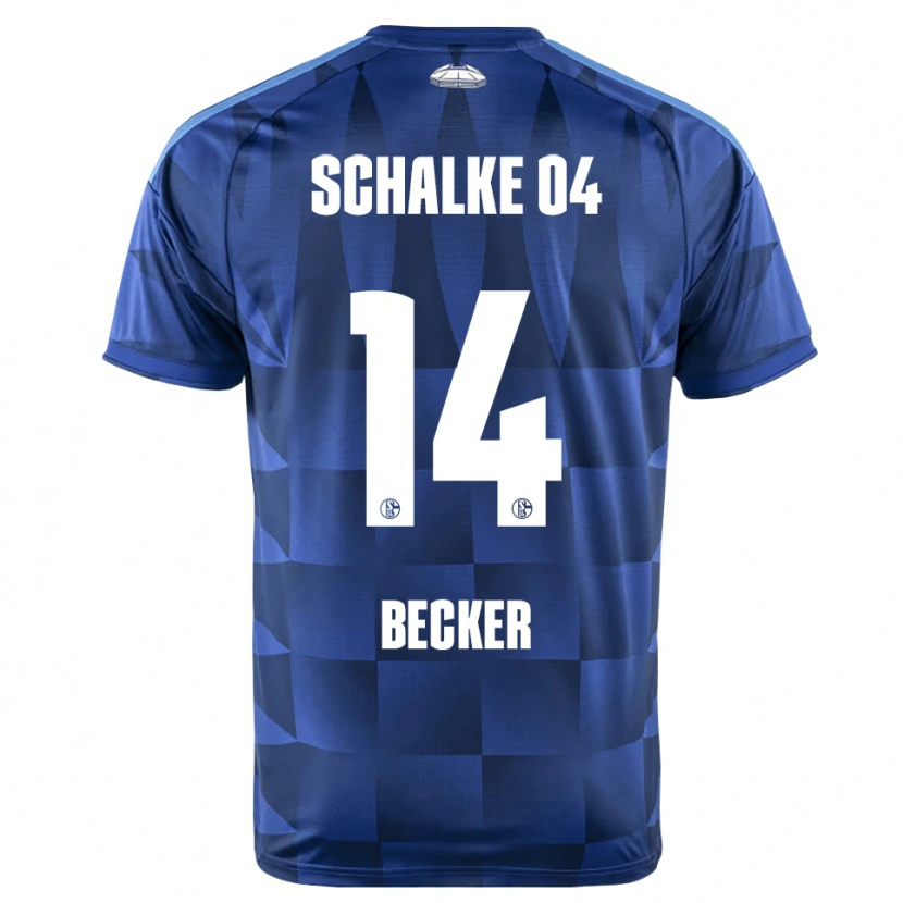 Danxen Män Daniel Becker #14 Mörkblå Gul Vit Hemmatröja Matchtröjor 2026/27 Tröjor T-Tröja