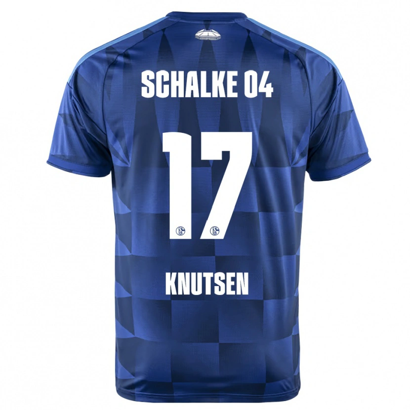 Danxen Män Marcus Knutsen #17 Mörkblå Gul Vit Hemmatröja Matchtröjor 2026/27 Tröjor T-Tröja