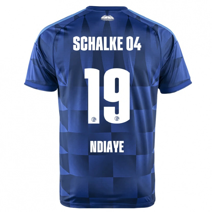 Danxen Män Jean-Paul Ndiaye #19 Mörkblå Gul Vit Hemmatröja Matchtröjor 2026/27 Tröjor T-Tröja