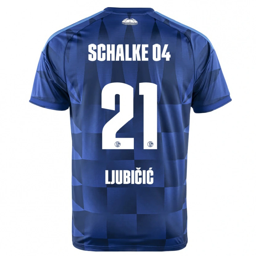 Danxen Män Dejan Ljubicic #21 Mörkblå Gul Vit Hemmatröja Matchtröjor 2026/27 Tröjor T-Tröja