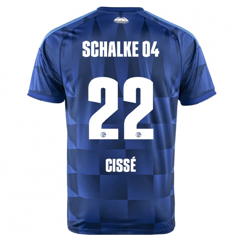 Danxen Män Ibrahima Cissé #22 Mörkblå Gul Vit Hemmatröja Matchtröjor 2026/27 Tröjor T-Tröja