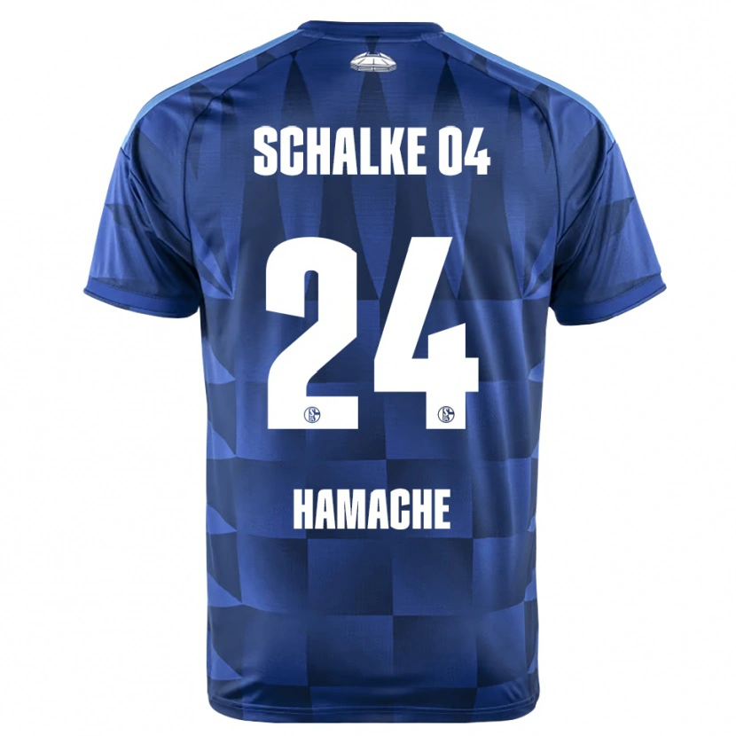 Danxen Män Ilyes Hamache #24 Mörkblå Gul Vit Hemmatröja Matchtröjor 2026/27 Tröjor T-Tröja