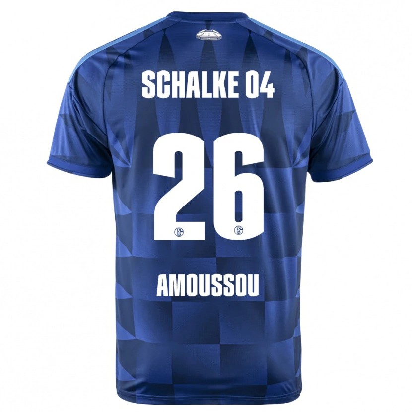 Danxen Män Zaid Tchibara #26 Mörkblå Gul Vit Hemmatröja Matchtröjor 2026/27 Tröjor T-Tröja