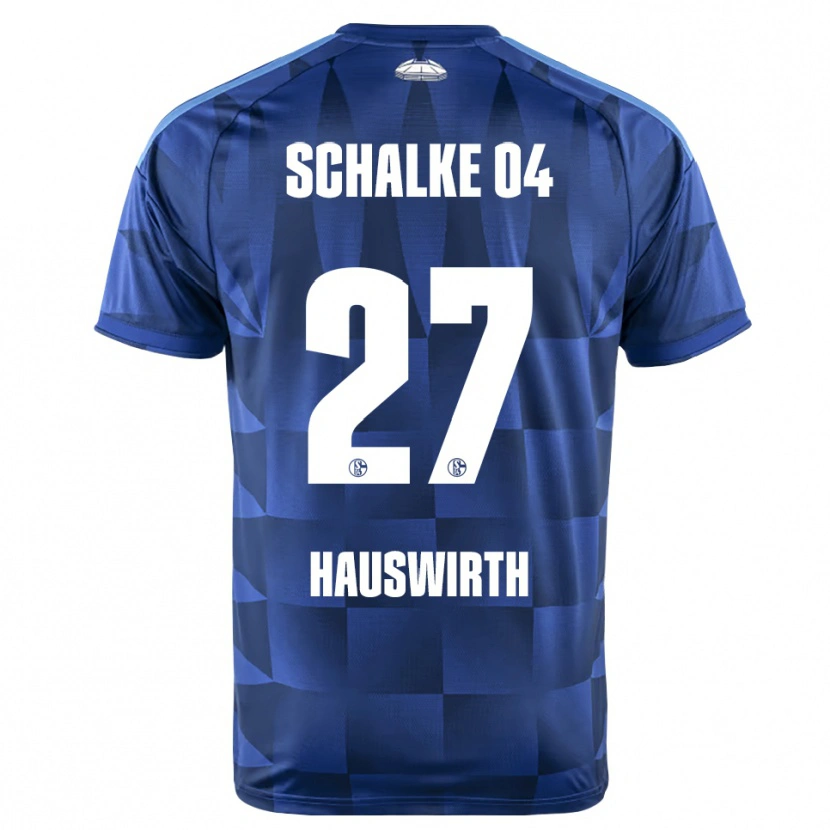 Danxen Män Max Hauswirth #27 Mörkblå Gul Vit Hemmatröja Matchtröjor 2026/27 Tröjor T-Tröja