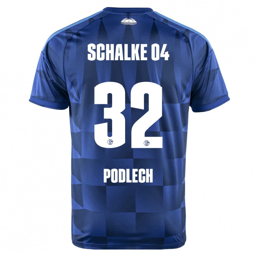 Danxen Män Luca Podlech #32 Mörkblå Gul Vit Hemmatröja Matchtröjor 2026/27 Tröjor T-Tröja