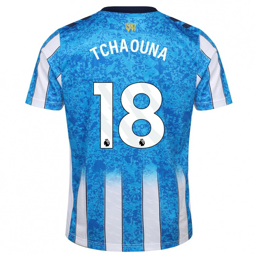 Danxen Män Loum Tchaouna #18 Vit Blå Orange Hemmatröja Matchtröjor 2026/27 Tröjor T-Tröja