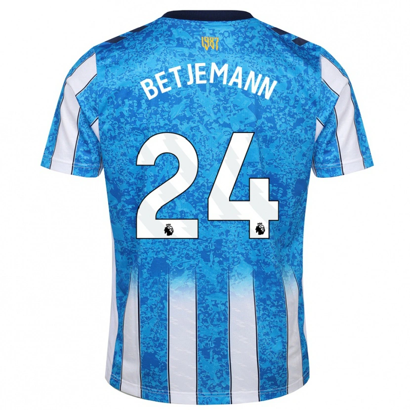 Danxen Män Elliot Betjemann #24 Vit Blå Orange Hemmatröja Matchtröjor 2026/27 Tröjor T-Tröja