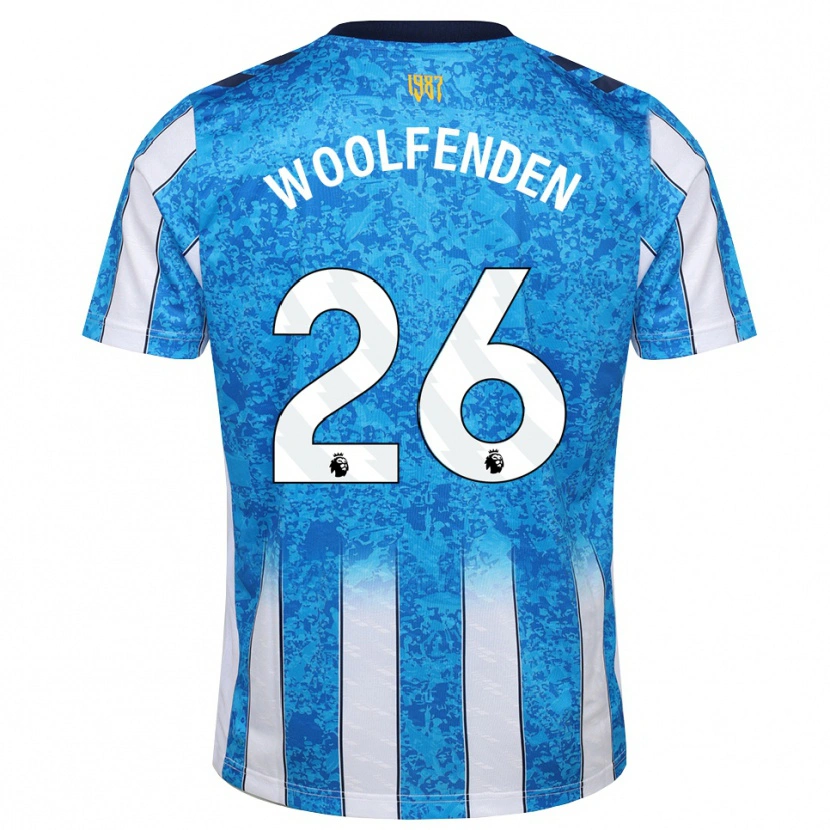 Danxen Män Luke Woolfenden #26 Vit Blå Orange Hemmatröja Matchtröjor 2026/27 Tröjor T-Tröja
