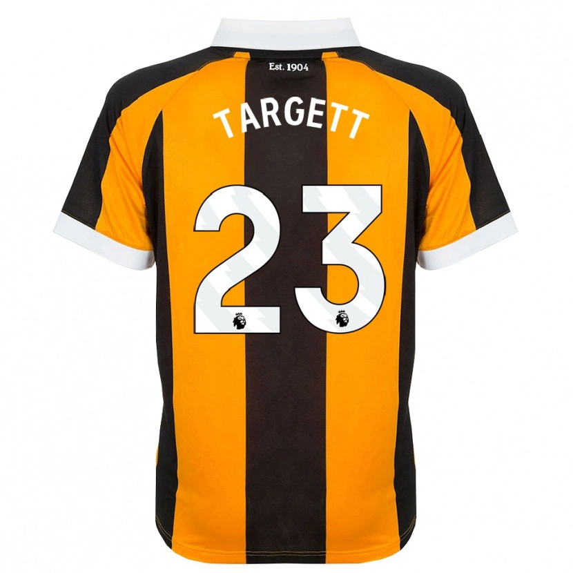 Danxen Män Matt Targett #23 Orange Svart Vit Hemmatröja Matchtröjor 2026/27 Tröjor T-Tröja