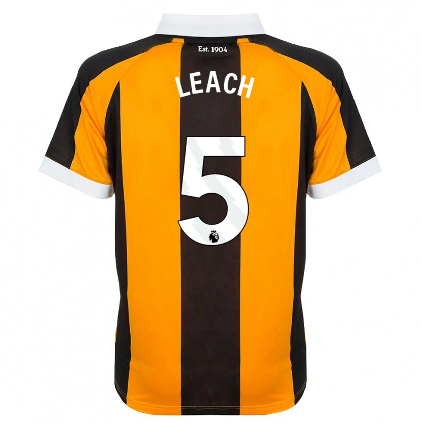 Danxen Män Charlie Leach #5 Orange Svart Vit Hemmatröja Matchtröjor 2026/27 Tröjor T-Tröja