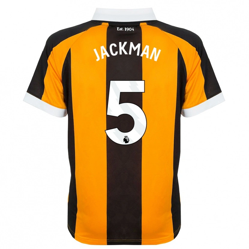 Danxen Män Ellice Jackman #5 Orange Svart Vit Hemmatröja Matchtröjor 2026/27 Tröjor T-Tröja