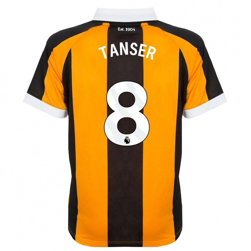 Danxen Män Ellie Tanser #8 Orange Svart Vit Hemmatröja Matchtröjor 2026/27 Tröjor T-Tröja