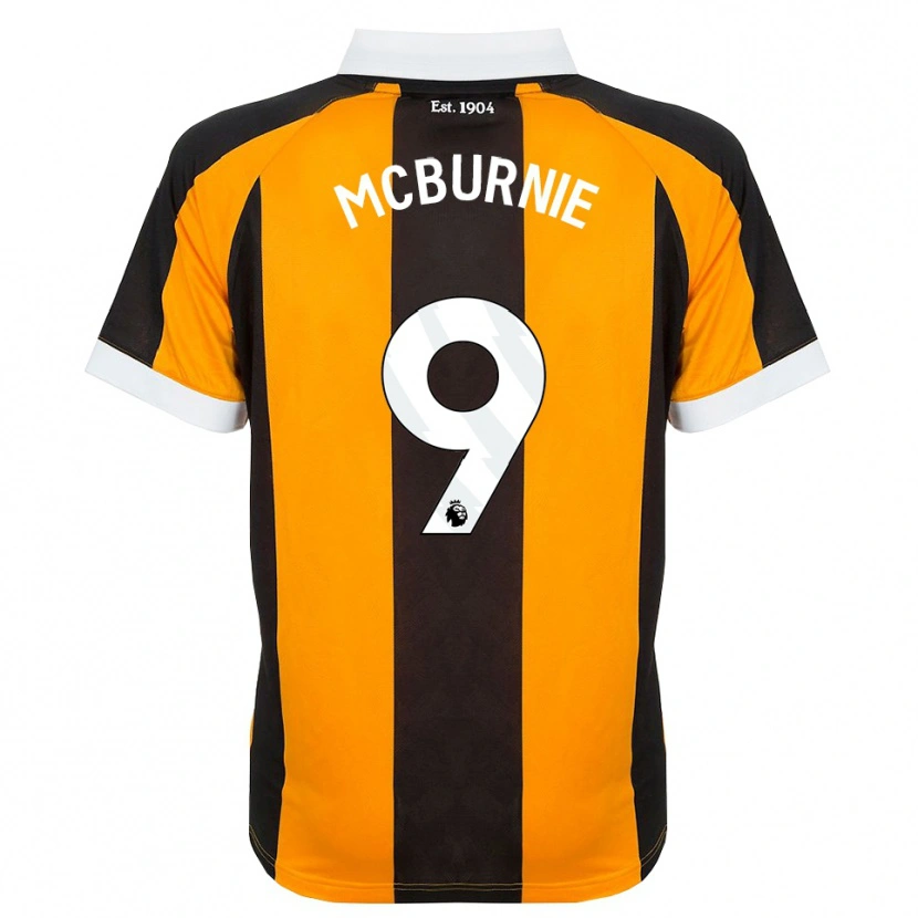 Danxen Män Oli Mcburnie #9 Orange Svart Vit Hemmatröja Matchtröjor 2026/27 Tröjor T-Tröja