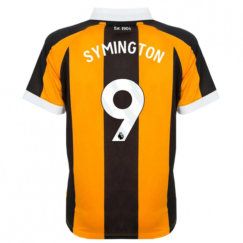 Danxen Män Jo Symington #9 Orange Svart Vit Hemmatröja Matchtröjor 2026/27 Tröjor T-Tröja