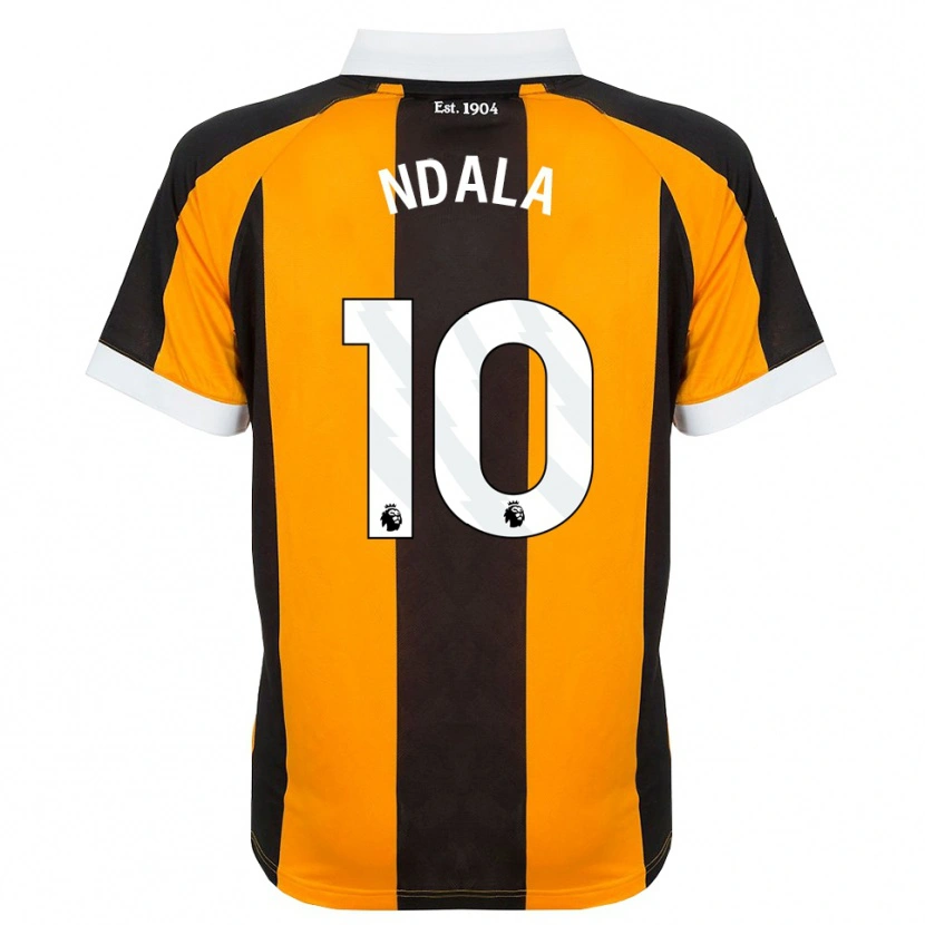 Danxen Män Joel Ndala #10 Orange Svart Vit Hemmatröja Matchtröjor 2026/27 Tröjor T-Tröja